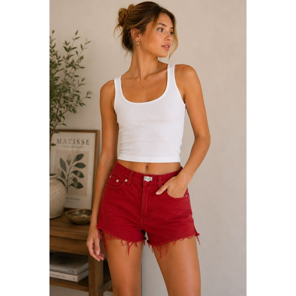 Y2K High Rise Raw Hem Festival Vintage Style Guess Jeans
